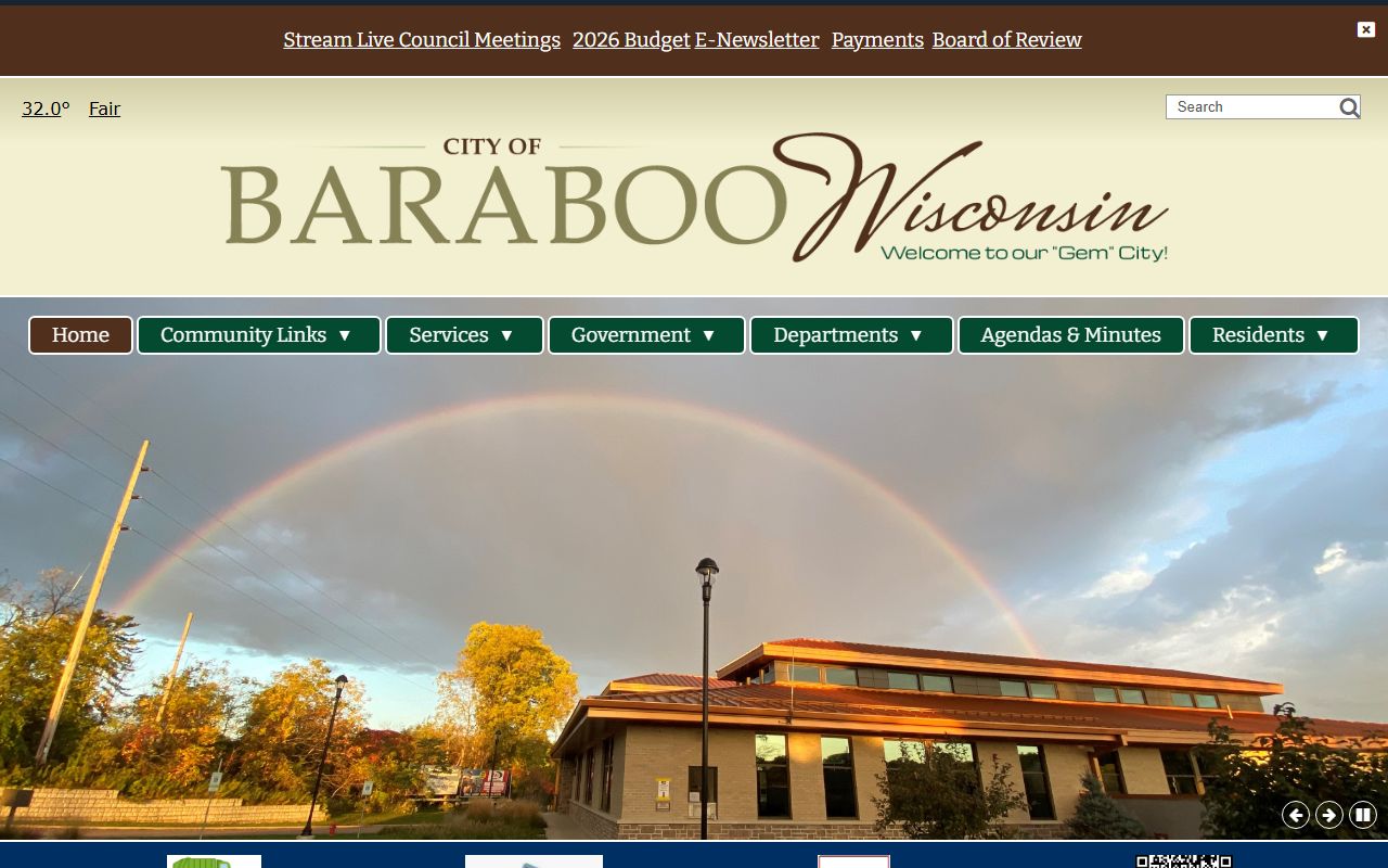 Baraboo White Pages city government building