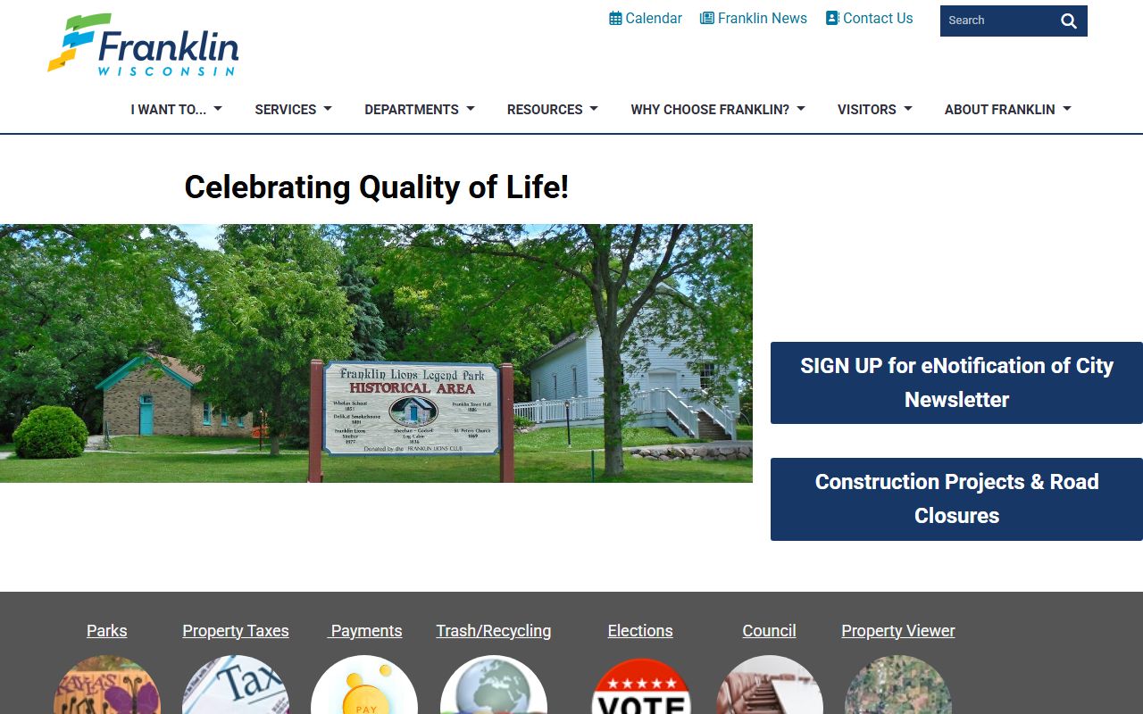 Franklin White Pages city government building